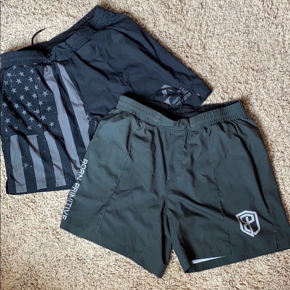 Born primitive new w/o tag men’s shorts- 2 pairs